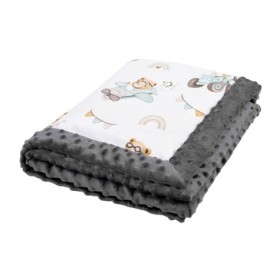 Baby Blanket cotton-minky 65x75 Village Bears