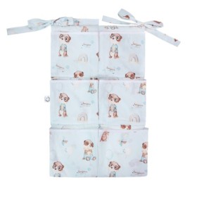 Organizer/przybornik na łóżeczko z kieszeniami Rayan