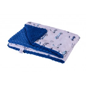 Kocyk Średniaka Light Pędzący Królik bawełna - minky 75x100 cm