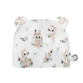 Bawełniana czapeczka niemowlęca 50/56 Romantyczny Królik