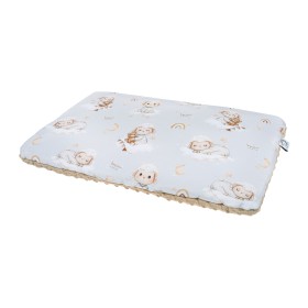 Poduszka Niemowlaka Owieczki bawełna/minky 25x30 cm