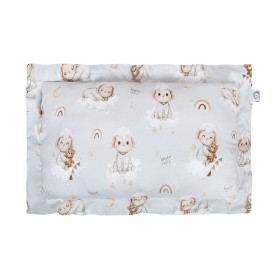 Bawełniana poduszka dekoracyjna z falbaną Owieczki 50x70 cm