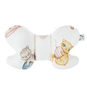 Poduszka Motylek Kotki bawełna/minky