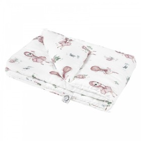 Bawełniana Kołderka z wypełnieniem 90x120 cm Wróżki