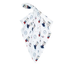 Pieluszka bawełniano bambusowa 70x70 cm Marynarz