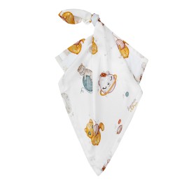 Pieluszka bawełniano bambusowa 70x70 cm Kotki