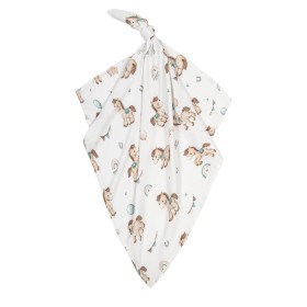 Pieluszka bawełniano bambusowa 70x70 cm Koniki