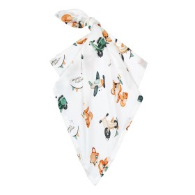 Pieluszka bawełniano bambusowa 70x70 cm Retro Fox