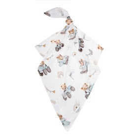 Pieluszka bawełniano bambusowa Traktory 70x70 cm