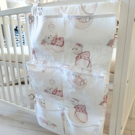 Organizer/przybornik na łóżeczko z kieszeniami Venus