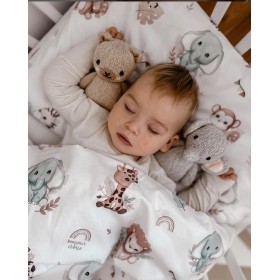 Komplet pościeli bawełnianej z wypełnieniem Safari (różne rozmiary)