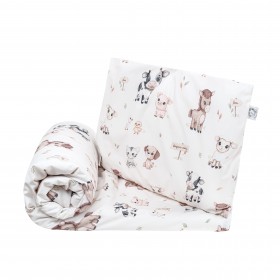 Set of cotton pillowcases: 160x200 + 2x70x80 – Farm  100% Premium cotton