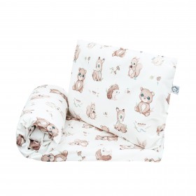 Komplet poszewek bawełnianych 160x200 + 2x70x80 – Las  100% bawełna Premium