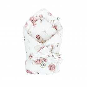 Bawełniany Becik Rożek wiązany niemowlęcy Royal Baby 74x74 cm