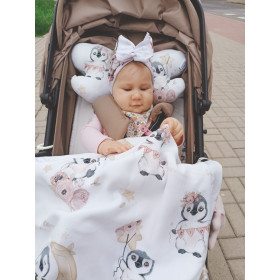 Poduszka Motylek bawełna/minky Vivi