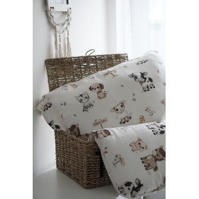 Cotton Baby Quilt Farm 65x75 cm