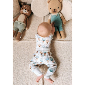 Body niemowlęce z krótkim rękawem 50 Pieski