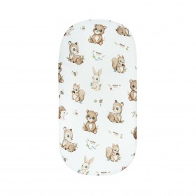 Bed sheet with elastic band 80x160 cm Forest