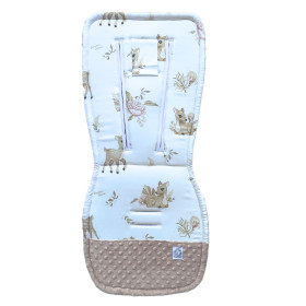 Bamboo Stroller Insert 5 pt straps Sarenki