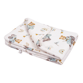 Bambusowa Kołderka z wypełnieniem 100x135cm Traktory