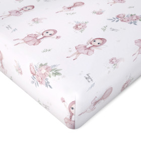 Bamboo sheet with elastic band 90x200 cm Fairy
