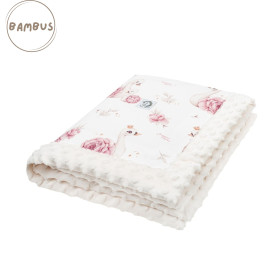 Blanket for teens and adults bamboo - minky 140x200 cm Royal Baby