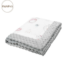 Blanket for teens and adults bamboo - minky 140x200 cm Venus