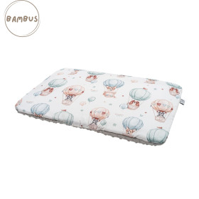 Double-sided Preschooler Pillow Puppy bamboo/minky 40x60 cm