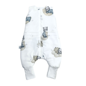 Bamboo Sleeping Bag LIGHT with legs Bears 0,5 TOG