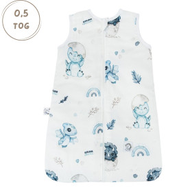 Bambusowy Śpiworek do spania Light 0-3 mc Dino 0,5 TOG