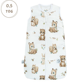 Bambusowy Śpiworek do spania Light 3-12 mc Las 0,5 TOG