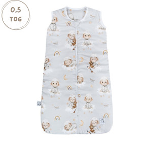 Bamboo Baby Sleeping Bag Light 3-12mc Owieczki