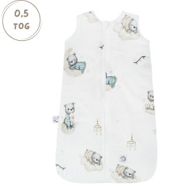 Bamboo Baby Sleeping Bag Light 3-12 mc Misie