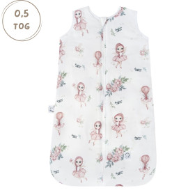 Bambusowy Śpiworek do spania Light 6-18 mc Wróżki 0,5 TOG