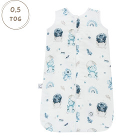 Bambusowy Śpiworek do spania Light 6-18 mc Dino 0,5 TOG