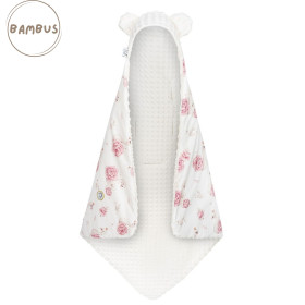 Bamboo blanket for car seat with minky fabric 90x90 cm Royal Baby