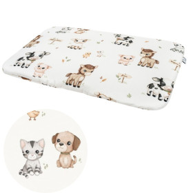 Cotton Pillow for preschooler 40x60 cm Farm