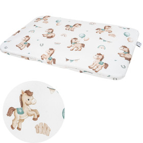 Cotton Pillow for preschooler 40x60 cm Ponies