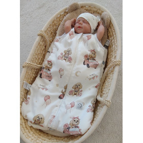 Bamboo Baby Sleeping Bag Small Bianca 0-3 mc 2 TOG