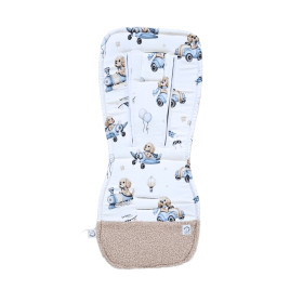 Bamboo & Bouclé Stroller Insert 5 pt straps Benji