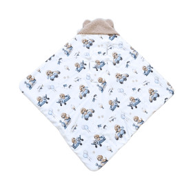 Bambusowy Kocyk do fotelika samochodowego Benji (kaptur Boucle) 90x90 cm