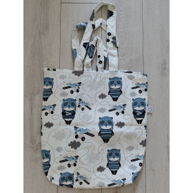 Torba plażowa wodoodporna Shopperka Panda Pilot