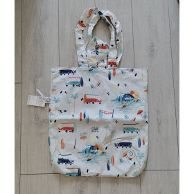 Waterproof Beach Tote Bag "Kierunek Wakacje"