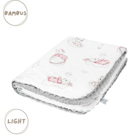 Preschooler's blanket, bamboo - minky Light, 100x150 cm Venus