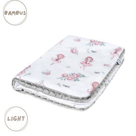 Preschooler's blanket, bamboo - minky Light, 100x150 cm Fairy