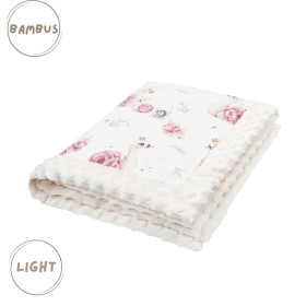 Baby blanket bamboo - minky Light 65x75 cm Royal Baby