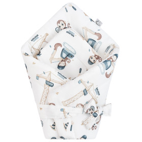 Bamboo baby swaddling Monkey 74x74 cm