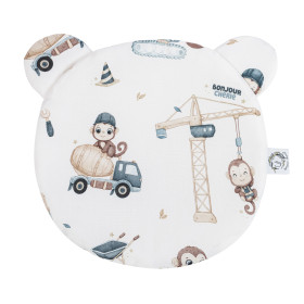 Bambusowa Poduszka Miś z uszami Monkey 30x30 cm