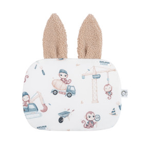 Bunny pillow with ears 25x35cm Monkey