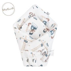 Cotton baby swaddling Monkey 74x74 cm